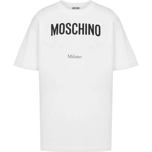 Moschino, Dames, Tops, Wit, Maat: S