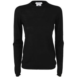 Max Mara, Dames, Truien, Zwart, Maat: XL Wol,