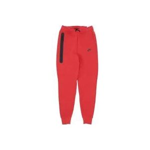 Nike Lichtgewicht Tech Fleece Jogger Broek , Red , Heren , Maat: XL