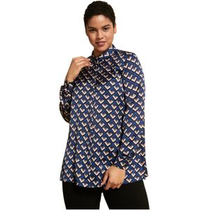 Marina Rinaldi, Dames, Blouses & Shirts, Veelkleurig, Maat: 2XL