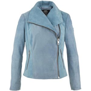 Carlo Colucci - Dal Bella - Leren Jas - Blauw - Dames