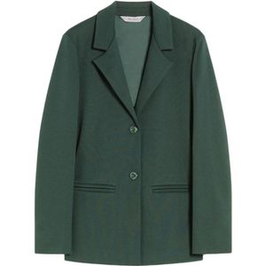 Max Mara, Dames, Jassen, Groen, Maat: S Katoen,