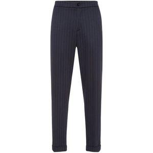 Billionaire, Heren, Broeken, Blauw, Maat: M Wol,