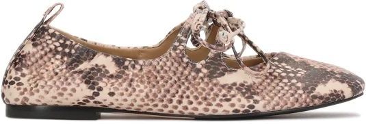 Kazar Studio - Ballerina's - Roze - Leer