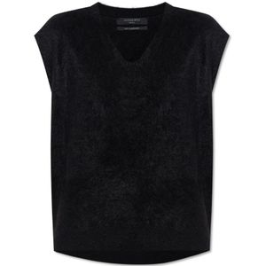 AllSaints, Dames, Truien, Zwart, Maat: M Kasjmier,