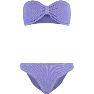 Hunza G, Dames, Badkleding, Paars, Maat: ONE Size Polyamide,
