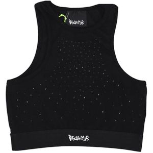 Disclaimer, Dames, Tops, Zwart, Maat: S Katoen,