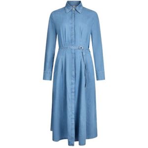 Liu Jo, Dames, Jurken, Blauw, Maat: S Denim,