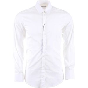 Dolce & Gabbana - Overhemd - Wit - Katoen - Lange Mouwen - Formeel