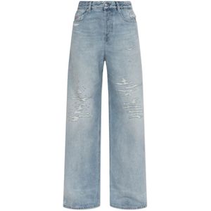 Diesel, Dames, Jeans, Blauw, Maat: W23 L32 Katoen,
