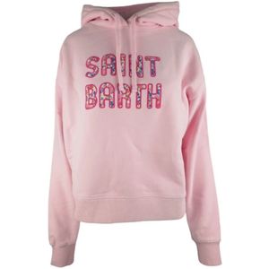 MC2 Saint Barth, Dames, Sweatshirts & Hoodies, Roze, Maat: XS