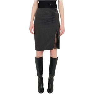 Liu Jo, Dames, Rokken, Grijs, Maat: S Poliester,