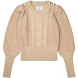 Munthe - Lysta Trui - Kabelgebreide Trui - Beige