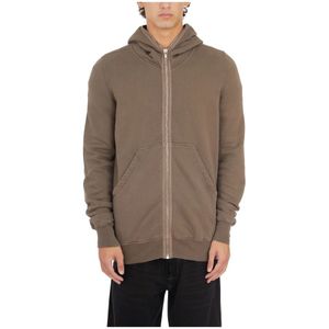 Rick Owens, Heren, Sweatshirts & Hoodies, Grijs, Maat: L Katoen,