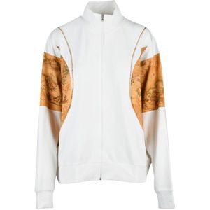 Alviero Martini 1a Classe, Dames, Sweatshirts & Hoodies, Wit, Maat: 2XL Katoen,