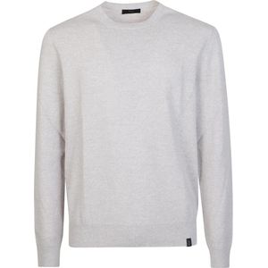 Fay, Heren, Truien, Grijs, Maat: 2XL Wol,