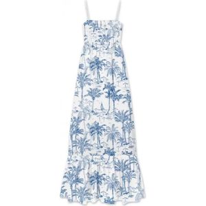 Saint Barth, Dames, Jurken, Blauw, Maat: XS Katoen,
