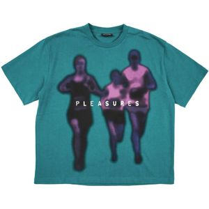 Pleasures, Heren, Tops, Groen, Maat: S Katoen,