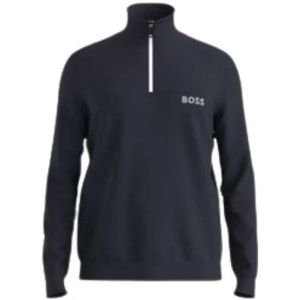 Boss Green, Heren, Truien, Blauw, Maat: 3XL
