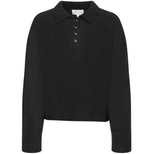 Loulou Studio, Dames, Truien, Zwart, Maat: XS