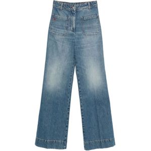 Victoria Beckham, Dames, Jeans, Blauw, Maat: W29 Katoen,