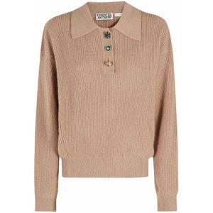 Essentiel Antwerp, Dames, Tops, Bruin, Maat: S
