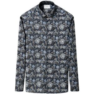 Eton, Heren, Overhemden, Veelkleurig, Maat: 2XL Katoen,