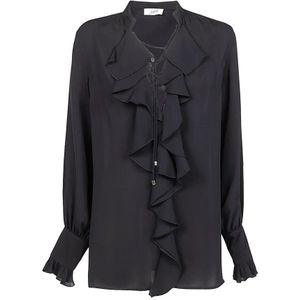 Seafarer, Dames, Blouses & Shirts, Zwart, Maat: M