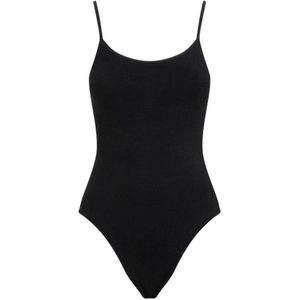Hunza G, Dames, Badkleding, Zwart, Maat: ONE Size Polyamide,