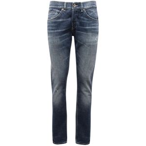 Dondup, Heren, Jeans, Blauw, Maat: W30 Katoen,