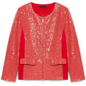 Fiorella Rubino, Dames, Jassen, Rood, Maat: XL Viscose,