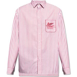 Etro, Heren, Overhemden, Rood, Maat: S Katoen,