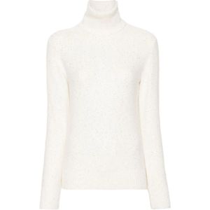 Fabiana Filippi, Dames, Truien, Beige, Maat: S Zijde,