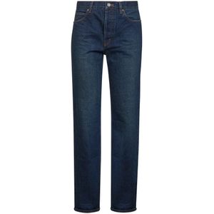 Saint Laurent, Dames, Jeans, Blauw, Maat: W29 Katoen,
