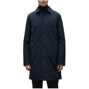 Ecoalf, Heren, Mantels, Blauw, Maat: S