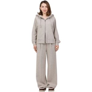 Circolo 1901, Dames, Sweatshirts & Hoodies, Beige, Maat: XS Wol,