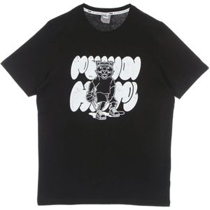 Puma, Heren, Tops, Zwart, Maat: M Katoen,