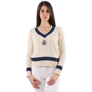 Ralph Lauren, Dames, Truien, Beige, Maat: S Katoen,