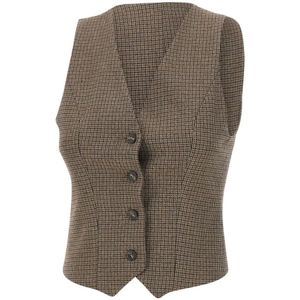 Kaos, Dames, Jassen, Bruin, Maat: XS Leer,