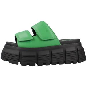 Buffalo - 1602195B Sandalia AVA Velari - Teenslippers - Zwart - Kunststof