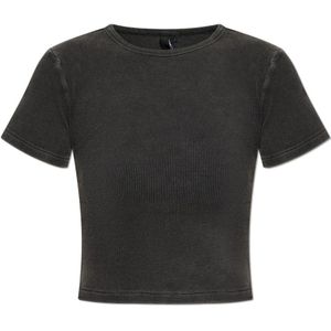 Entire Studios, Dames, Tops, Zwart, Maat: 2XS Katoen,