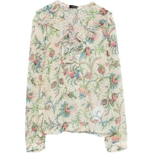 Etro, Dames, Blouses & Shirts, Veelkleurig, Maat: M Katoen,