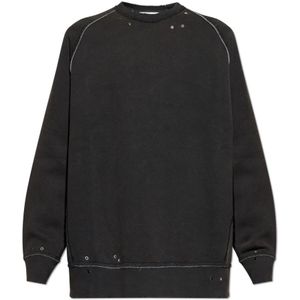 Isabel Marant, Heren, Sweatshirts & Hoodies, Zwart, Maat: S Katoen,