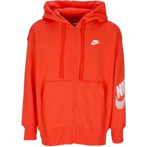 Nike - Sportswear Zip Hoodie - Rood - Dames - Katoen