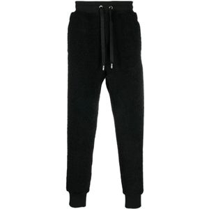 Dolce & Gabbana, Heren, Broeken, Zwart, Maat: M Katoen,