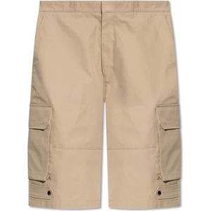 Ami Paris, Heren, Korte broeken, Beige, Maat: XS Katoen,