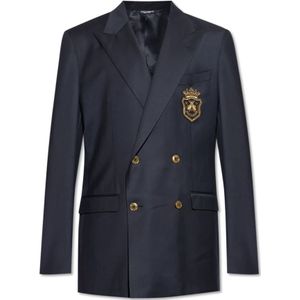 Dolce & Gabbana - Wool Blazer - Blauw - Heren