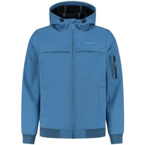 Ballin Amsterdam, Heren, Jassen, Blauw, Maat: S