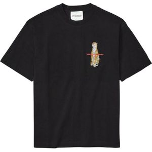 Closed, Heren, Tops, Zwart, Maat: S Katoen,