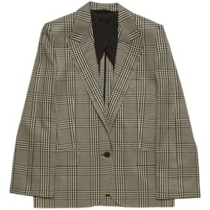 Acne Studios, Dames, Jassen, Bruin, Maat: 2XS Wol,